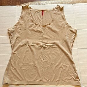 Spanx trust your thin-stincts-3X-nude(tan)-control Shapewear, scoopneck tank top